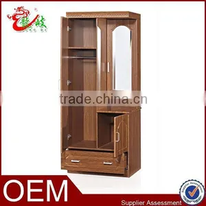 Modern Wardrobe With Mirror Bedroom Furniture Closet FC206 thumbnail-2