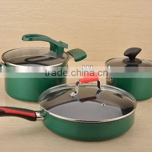 6PCS Japanese Clay Pots With Green High Temperature Coating thumbnail-1