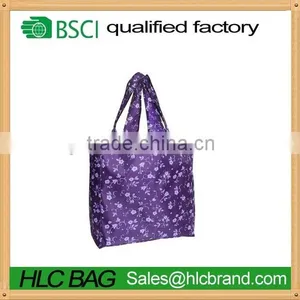 Large Capacity Folding Tote Reusable Bags With Long Handle Shoulder Bag thumbnail-1