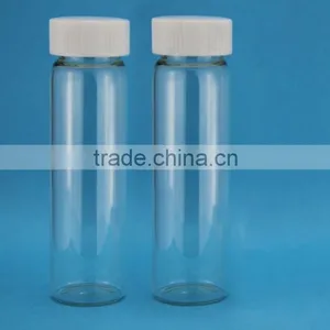 Different Size Transparent Colored Glass Bottles With Cap for Sale thumbnail-1