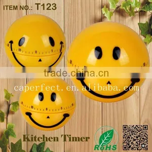 China Supplier Mechanical Kitchen Smile Shape Timer thumbnail-1