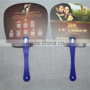 13cm Handle pp Souvenir Hand Fan Kids Plastic Hand Fan Advertising Fan thumbnail-3