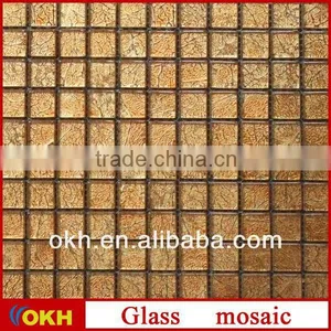 J25031 Gold Foil Tile Mosaic thumbnail-1