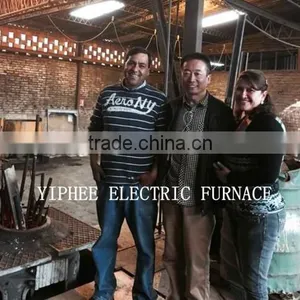 Colombia Clinet 2 Ton Melting Furnace Work Site thumbnail-3