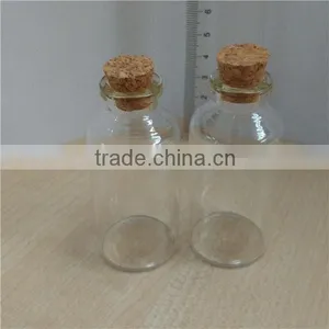 Custom Glass Bottle With Wood Cork,small Glass Bottle thumbnail-1