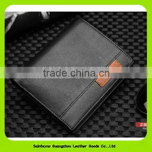 16389 Wholesale Classical Top Grain Leather Wallets for Men Personalized thumbnail-3