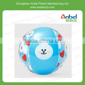 Anbel Cute Face Recreation Sports Inflatable Beach Ball thumbnail-5
