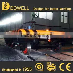 Heavy Duty Flat Car 50-300t Motorized Laddle Foundry Industry Transfer Cart thumbnail-1