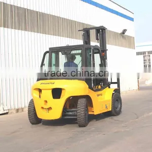 Japan ISUZU 6BG1 Engine Forklift Truck 7 Ton With Cabin thumbnail-3