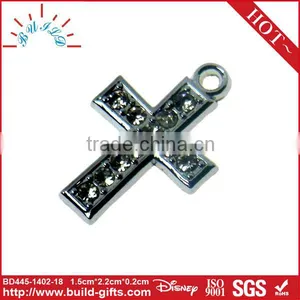 Cross Shaped Pendant Crystal Charms Pendant thumbnail-1