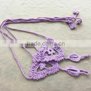 Crochet Barefoot Sandals Beach Wedding Yoga Shoes Foot Jewelry White thumbnail-5