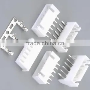 Pitch:2.50mm Wafer Single Row 180 Angle Dip Type 6 Pin Connector thumbnail-1