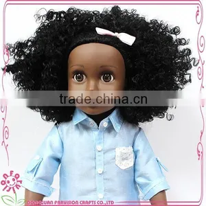 Beautiful Black Fashion Custom Vinyl Body Moveable Baby Doll thumbnail-1
