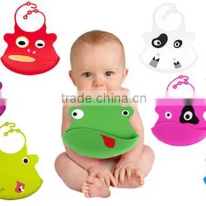 Soft Popular 100% Food Grade Baby Waterproof Bib thumbnail-2