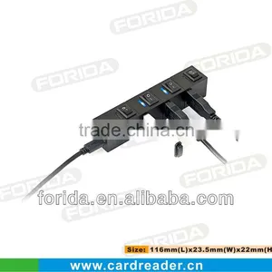 Portable Hot Computer 4 Port USB HUB thumbnail-1