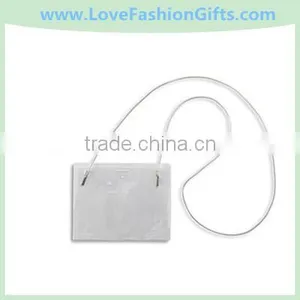 Clear Vinyl Horizontal Event Badge Holder With Cord thumbnail-1