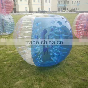 2016 Hot Sale TPU Inflatable Body Human Body Bubble Zorb Ball Pvc Inflatable Bumper Ball Soccer Bubbles for Adult thumbnail-3