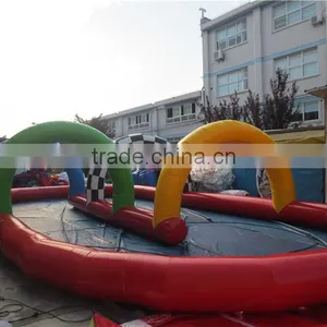 Lanqu Inflatable Race Kart Zorb Ball Track Race Track thumbnail-5