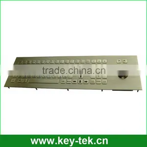 Vandal Proof IP65 Industrial Stainless Steel Kiosk Keyboard thumbnail-1