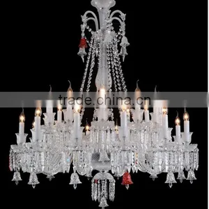 Clear /Red /Amber /Gold Baccarat Crystal Chandelier for Middle East thumbnail-1