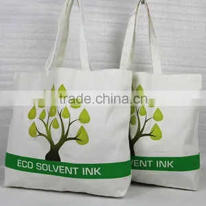 Custom Printed Eco Canvas Material Shopping Bags thumbnail-2