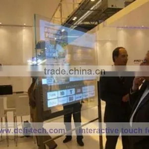 75' Usb Interactive Dual Touch Screen Foil Film, Holographic Projection Foil for Kiosk/advertising Player thumbnail-1