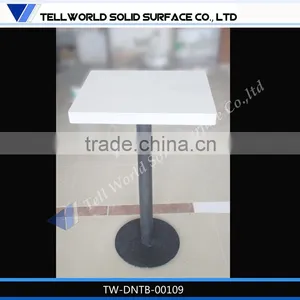 2016 Hot Sale 4 Seaters Table Resturant Resin High Gloss thumbnail-6