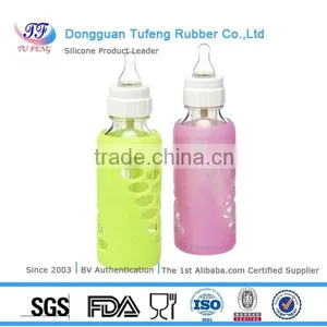 Fashionable Colorful Heatproof Resuable Silicone Bottle Sleeve thumbnail-1