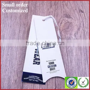 Custom Design Famous Brands Ladies Jeans Scarves Paper Hang Tag thumbnail-3