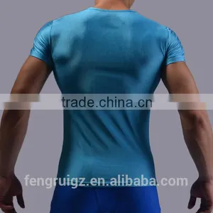 2016 Hot Sale Fitness Clothing,superman t Shirt High Quality Running Shirt China Wholesale Guangzhou thumbnail-3