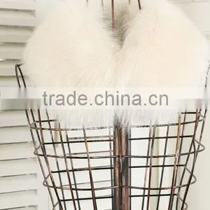 White Women Fox Fur Collar for Coat Popular in 2015 thumbnail-1
