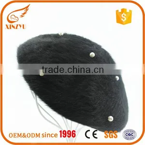 Custom Embroidery Cheap Wool Polyster Beret Army Golf Caps thumbnail-4