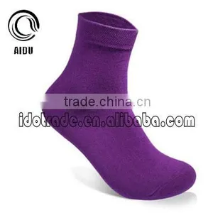 Purple Custom Candy Color Thermal Wholesale Elite Man Sock thumbnail-1