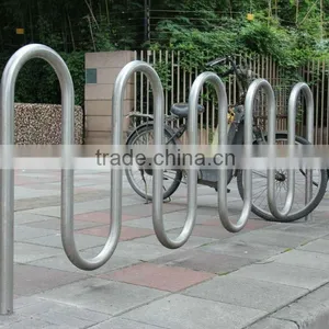 2012 Latest Stainless Steel 9 Waves Bike Rack thumbnail-1