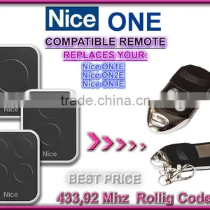 Aftermarket for Nice Remote ON1E,ON2E,ON4E 433,92MHZ Rolling Code Compatible Remote thumbnail-2