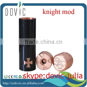 Newest Knight Mechanical Mod Knight Mod Clone Made Of(copper+carbon Fiber) With Magnetic Button thumbnail-1