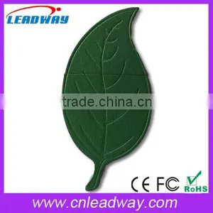 Wooden Leaf Shaped USB 2.0 Flash Drive 64MB-64GB thumbnail-5