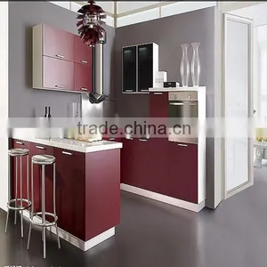 New Design Modern Kitchen Cabinet With PVC/UV/glossy thumbnail-4