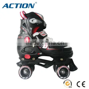 SENHAI/ACTION Brand Quad Roller Skates Shoes Cheap Price Skate Roller Shoes Double Rollers Flashing Roller Ourdoor Sports thumbnail-2