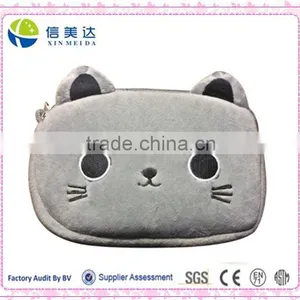 Cartoon Animal Soft Plush Cosmetic Makeup Storage Pencil Pouch Case thumbnail-1