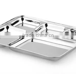 5 Compartment Tray With Stainless Steel thumbnail-1