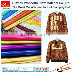 Washable Heat Transfer Hot Stamping Foil for Fabric and Garment thumbnail-2