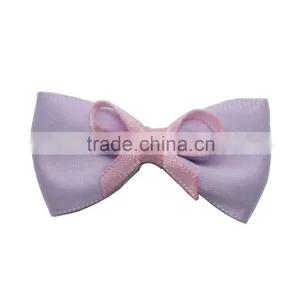 New Production Segmented Color Bowknot Shape Satin Rose Flowers Artificial thumbnail-5
