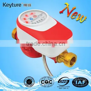 Direct Reading Electronic Valve Control Water Meter(Red Color) thumbnail-1