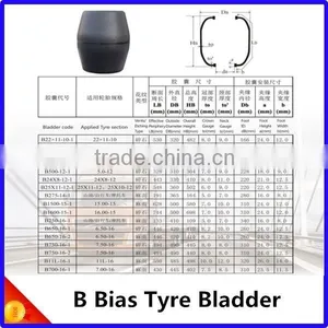 B 265-25 Type Bias Tyre Curing Bladder Customized Demand thumbnail-1