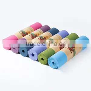 Eco-friendly Fitness TPE Yoga Mat 6mm Thick Non-Slip Soft Design Chemical Free No Smell Eercise Mat Pilates Mat thumbnail-2