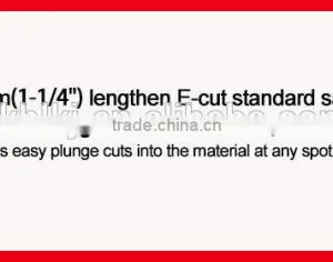32mm(1-1/4") Lengthen E-cut Standard Quick Change Oscillating Tool Saw Blade for Cutting Wood , Drywall and Plastics thumbnail-3