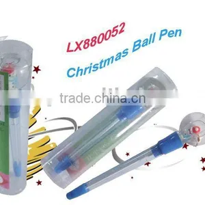 Plastic Christmas Ball Pen thumbnail-1