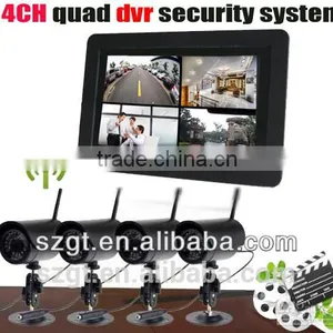 Wireless System Camera System With 4 Camera 7ich Baby Monitor thumbnail-1