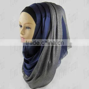 Wholesale Fashion Shimmer Lurex Viscose Shawl Hijab Dubai Muslim Hijab Scarf thumbnail-5